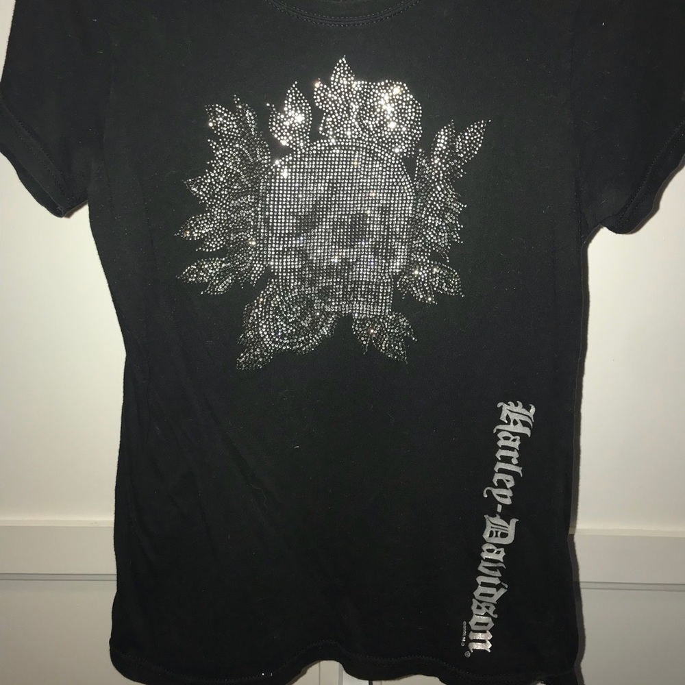 Harley Davidson skull tee